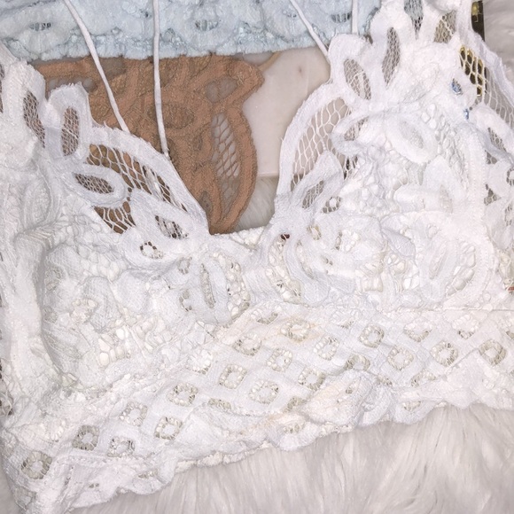 FREE PEOPLE ADELLA LACE BRALETTE - Picture 2 of 10